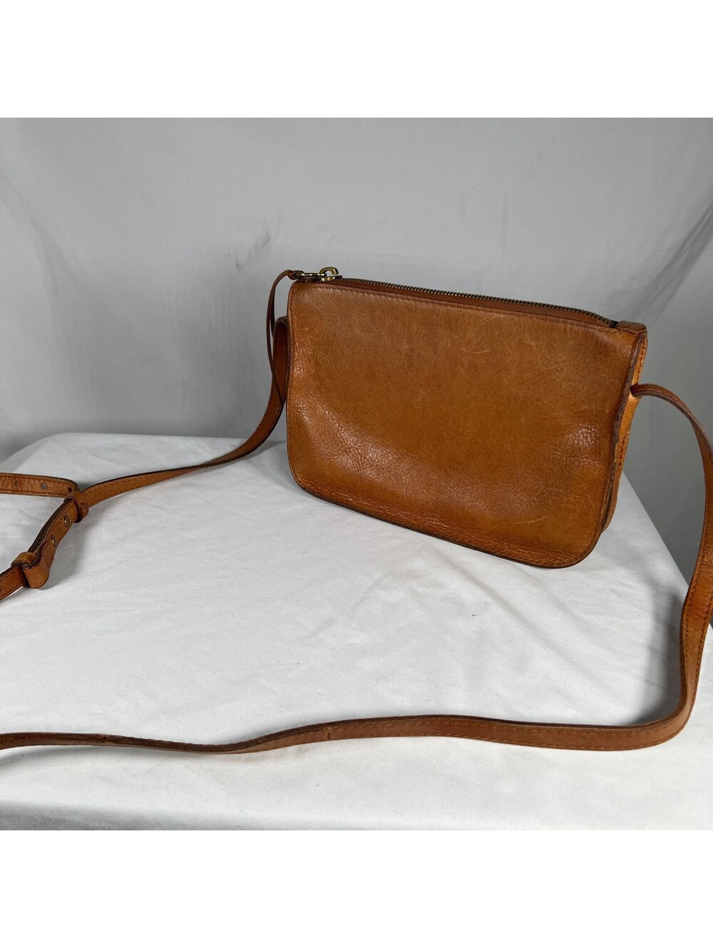 Madewell The Simple Crossbody Bag English Saddle Brown Leather G0517